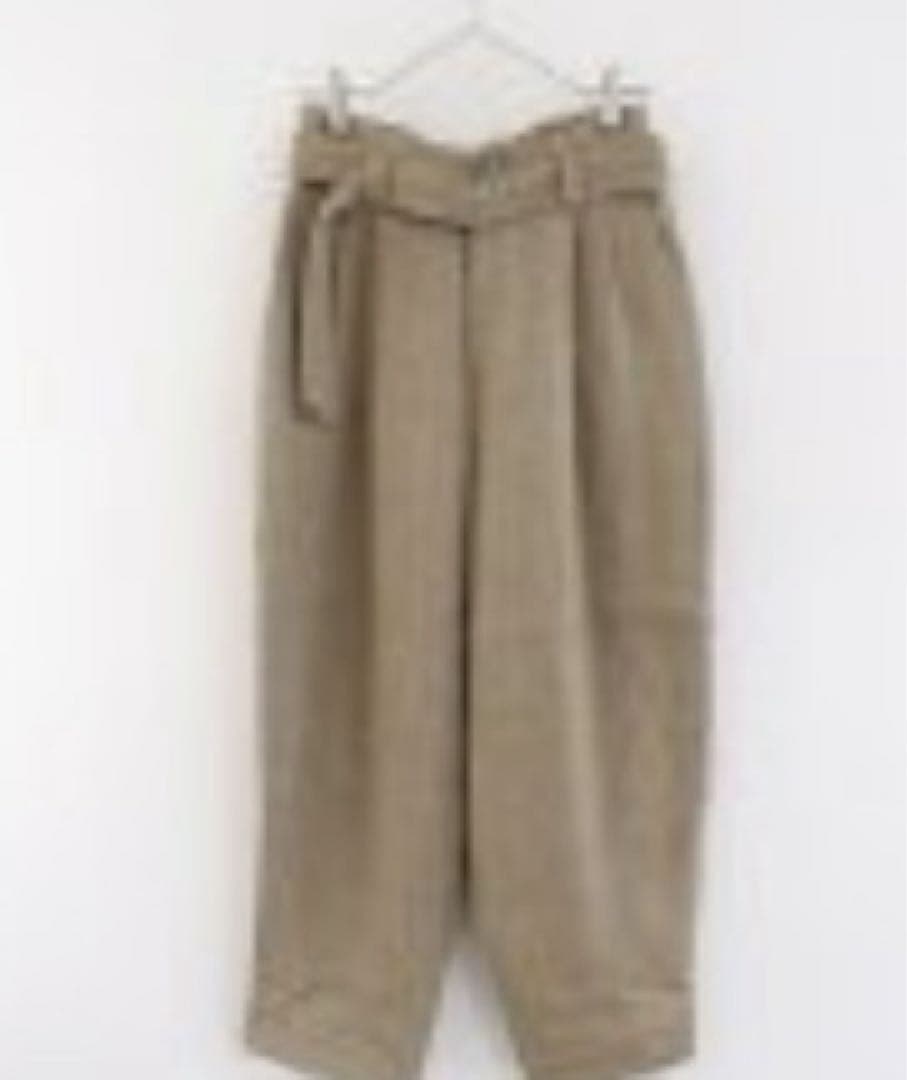 SALUÉ サルエヘリンボーン ツータック　エッグパンツ サイズ1 リゼッタ