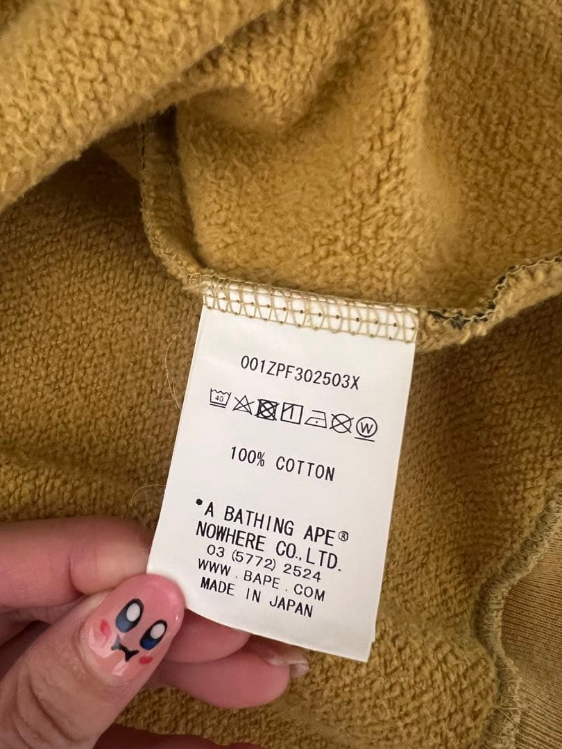 【希少サイズ】アベイシングエイプ　シャークパーカー　女性　男女兼用