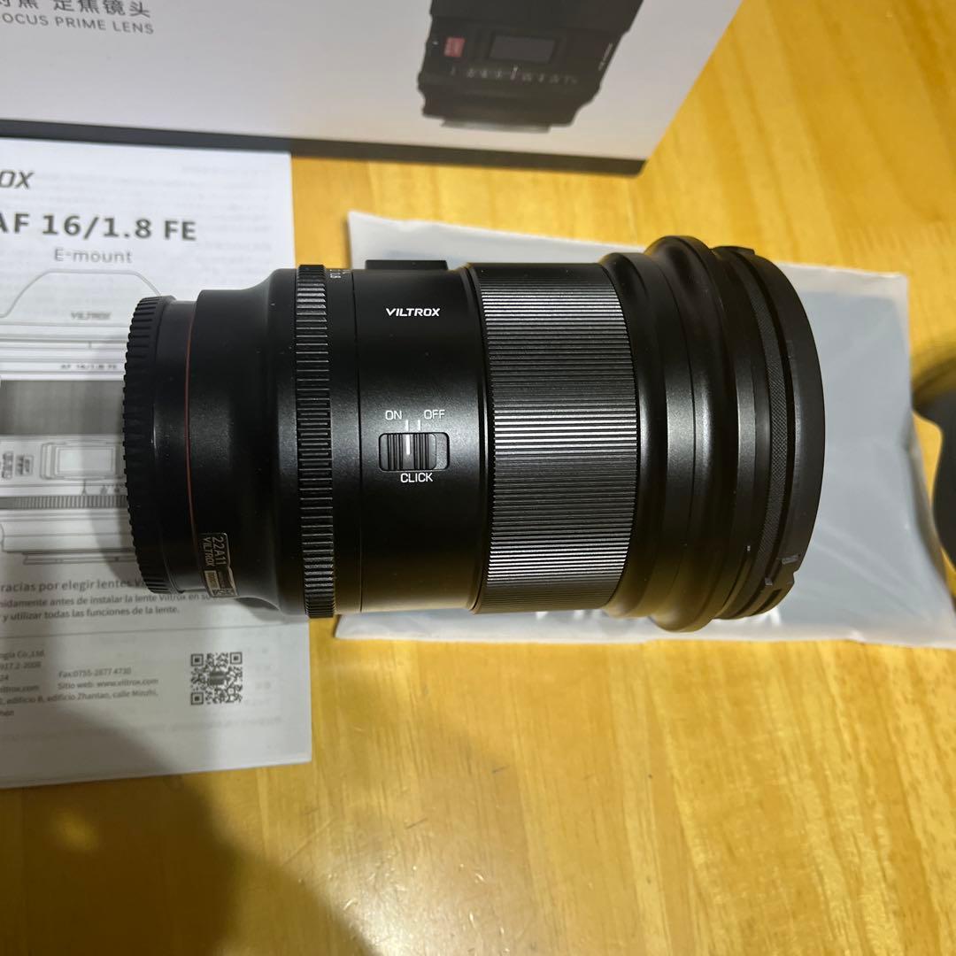 【ワンオーナー美品】VILTROX AF 16mm F1.8（ソニーFE）