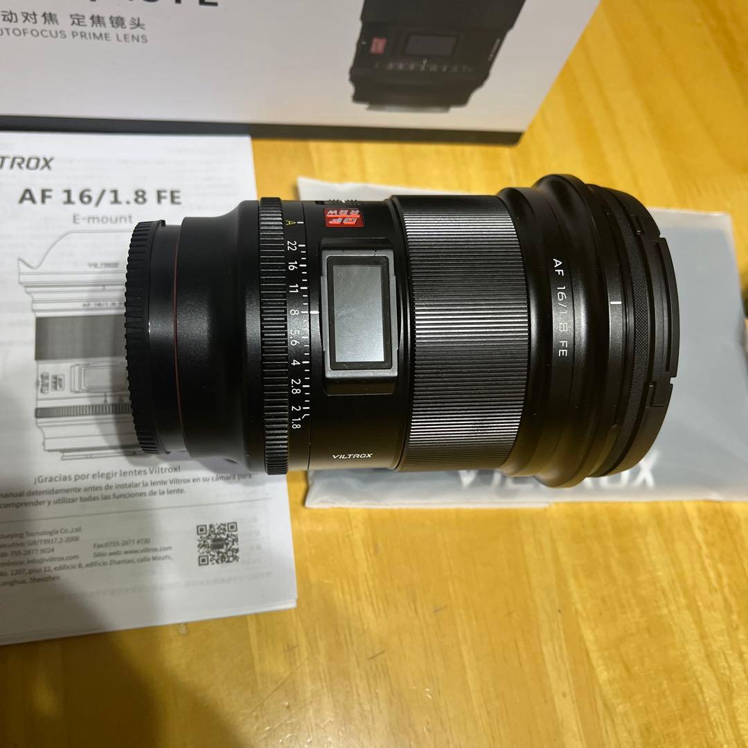 【ワンオーナー美品】VILTROX AF 16mm F1.8（ソニーFE）