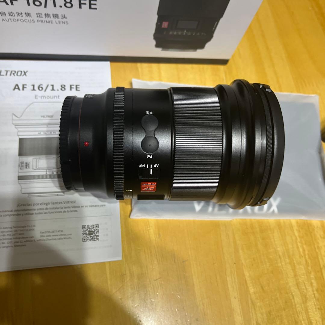 【ワンオーナー美品】VILTROX AF 16mm F1.8（ソニーFE）