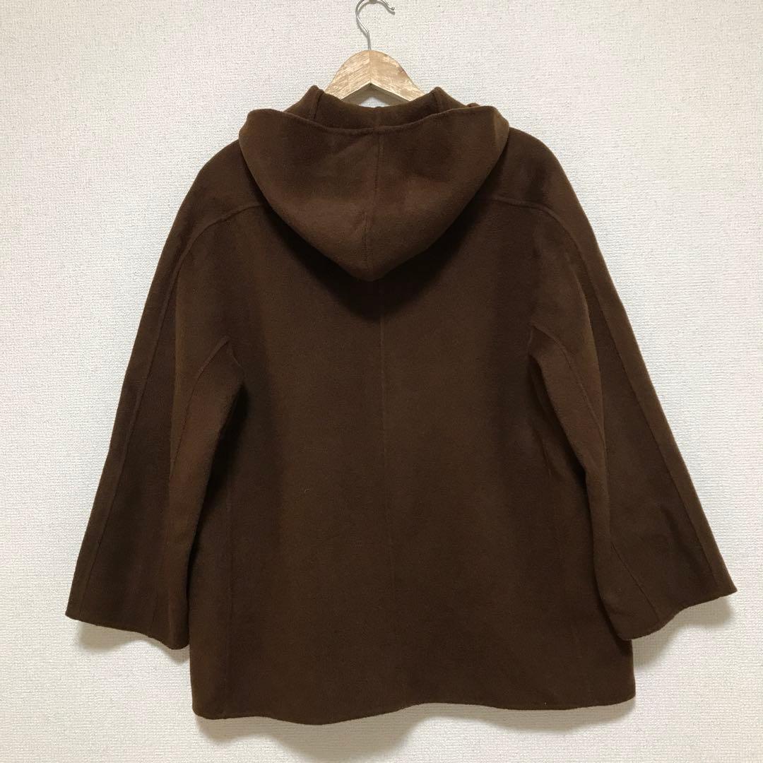 Ballsey プレミアムウールリバー フーデッドショートコート　ブラウン