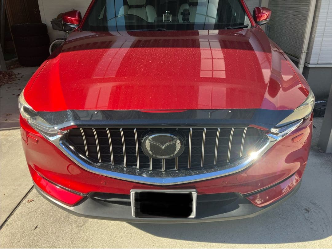 マツダ CX-5 、CX-8バグガード、ボンネットプロテクター　中古美品