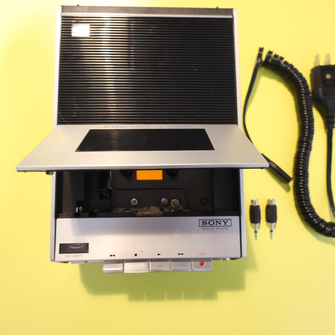 【希少/動作品】SONY TC-124 ヴィンテージ カセットレコーダー