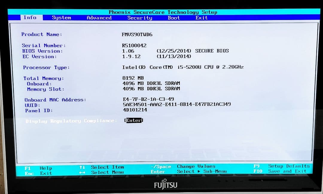 富士通 LIFEBOOK Corei7 SSD512GB ジャンク OS無