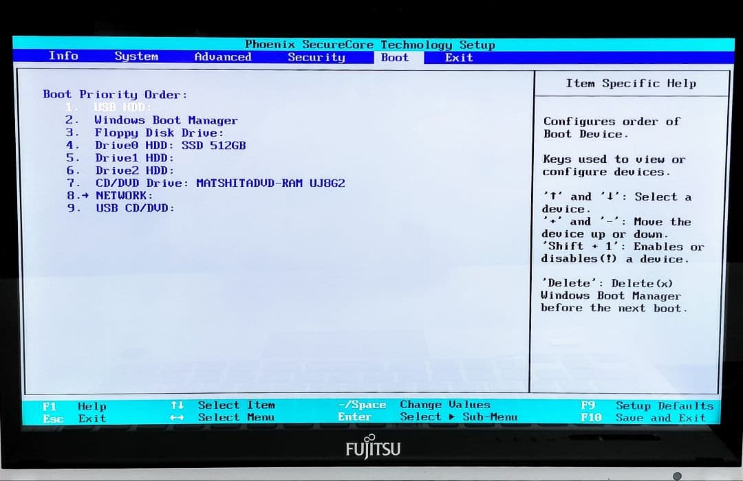富士通 LIFEBOOK Corei7 SSD512GB ジャンク OS無