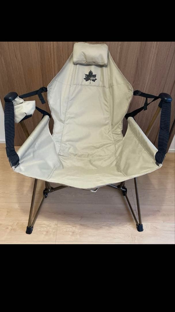 LOGOS ヘッドレスト付き ハンモックチェア