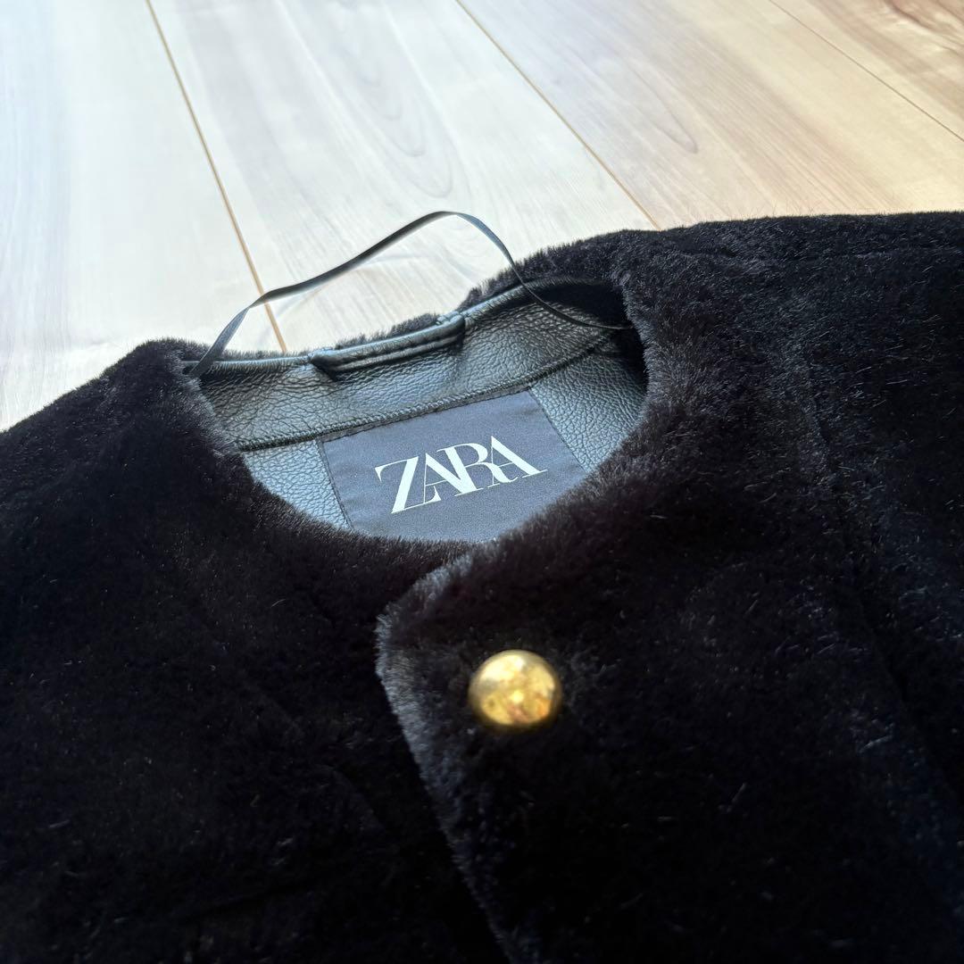 【2/4まで限定値下げ】ZARA フェイクファージャケット ZW コレクション