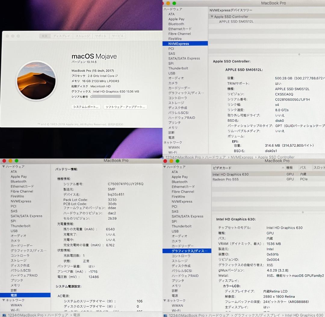 MacBook Pro /15-inch【CS6 Office Windows】