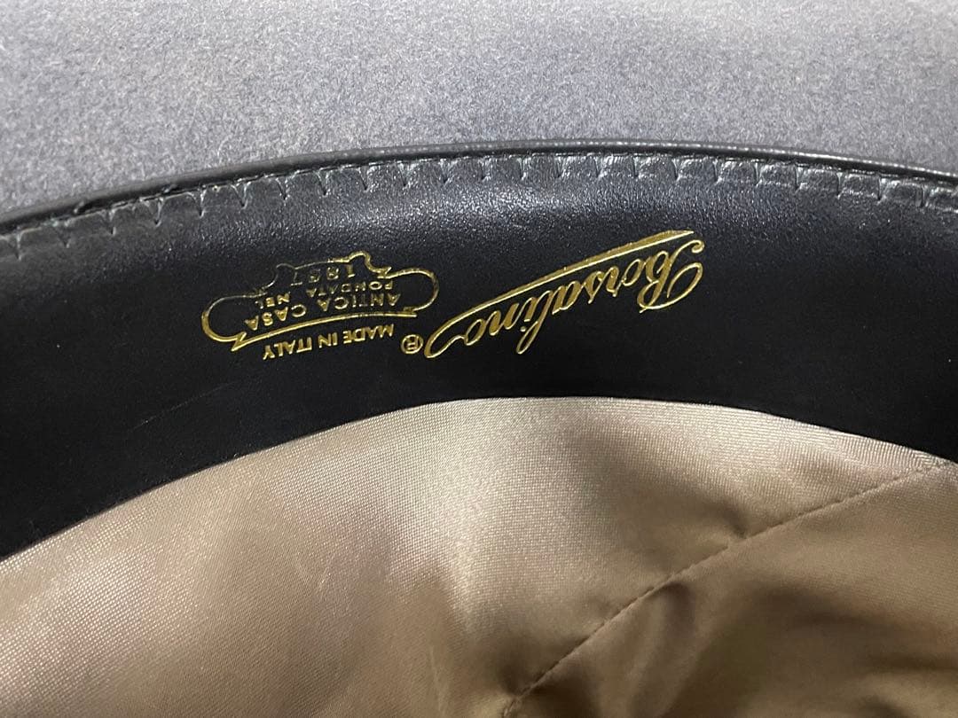 ボルサリーノ Borsalino ウールフェルトハット イタリア製
