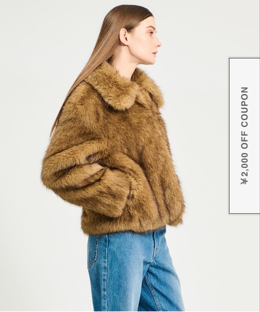 ESTNATION エストネーション エコファーブルゾン　新品　完売商品