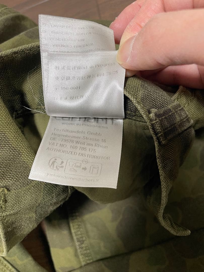 Carhartt wip Duck Camo ワークパンツ