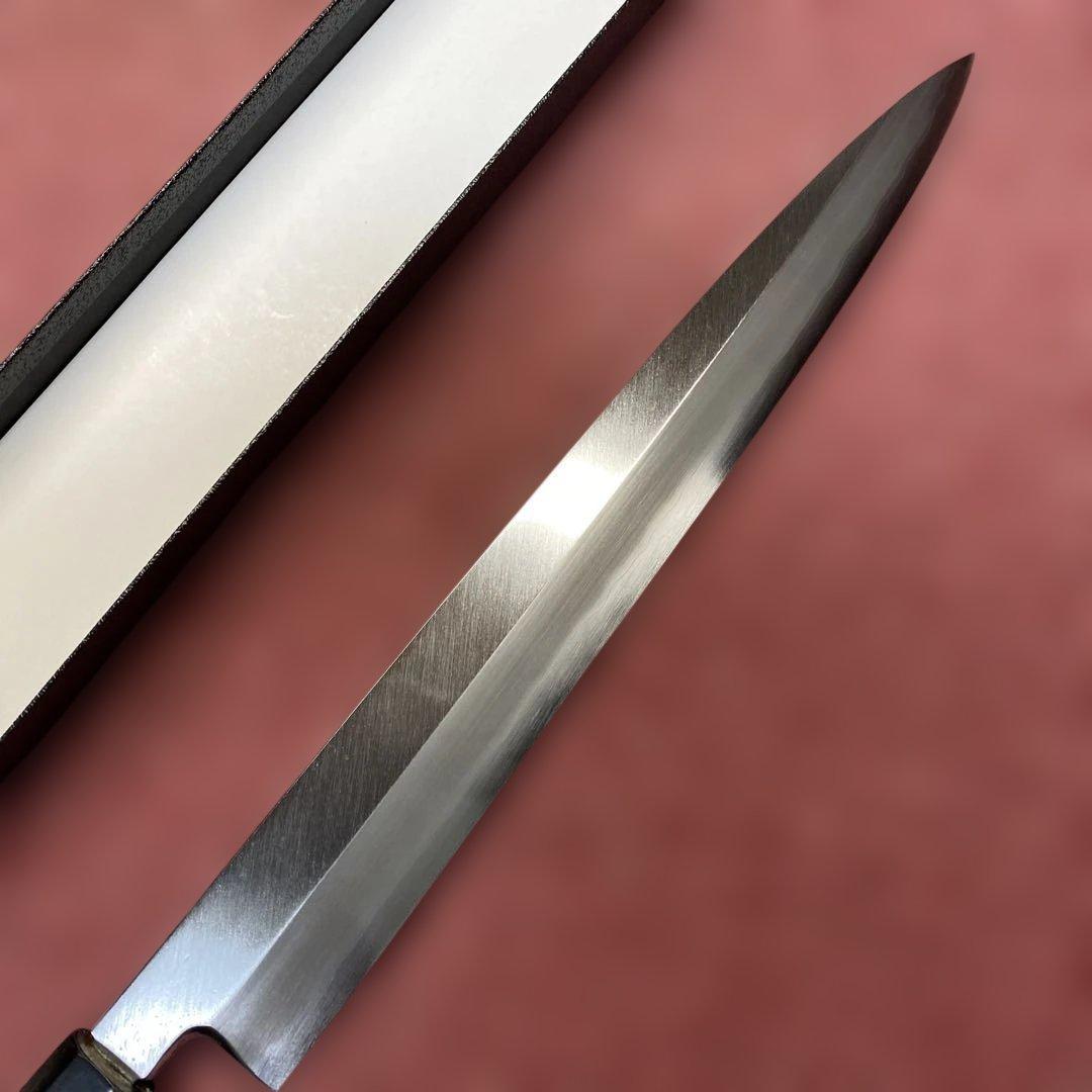 銀三　柳刃包丁　300㎜ 尺0寸