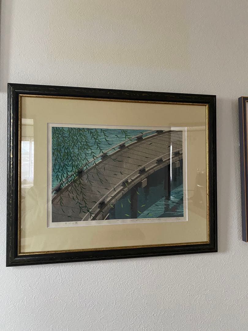 木版画「白川の風」