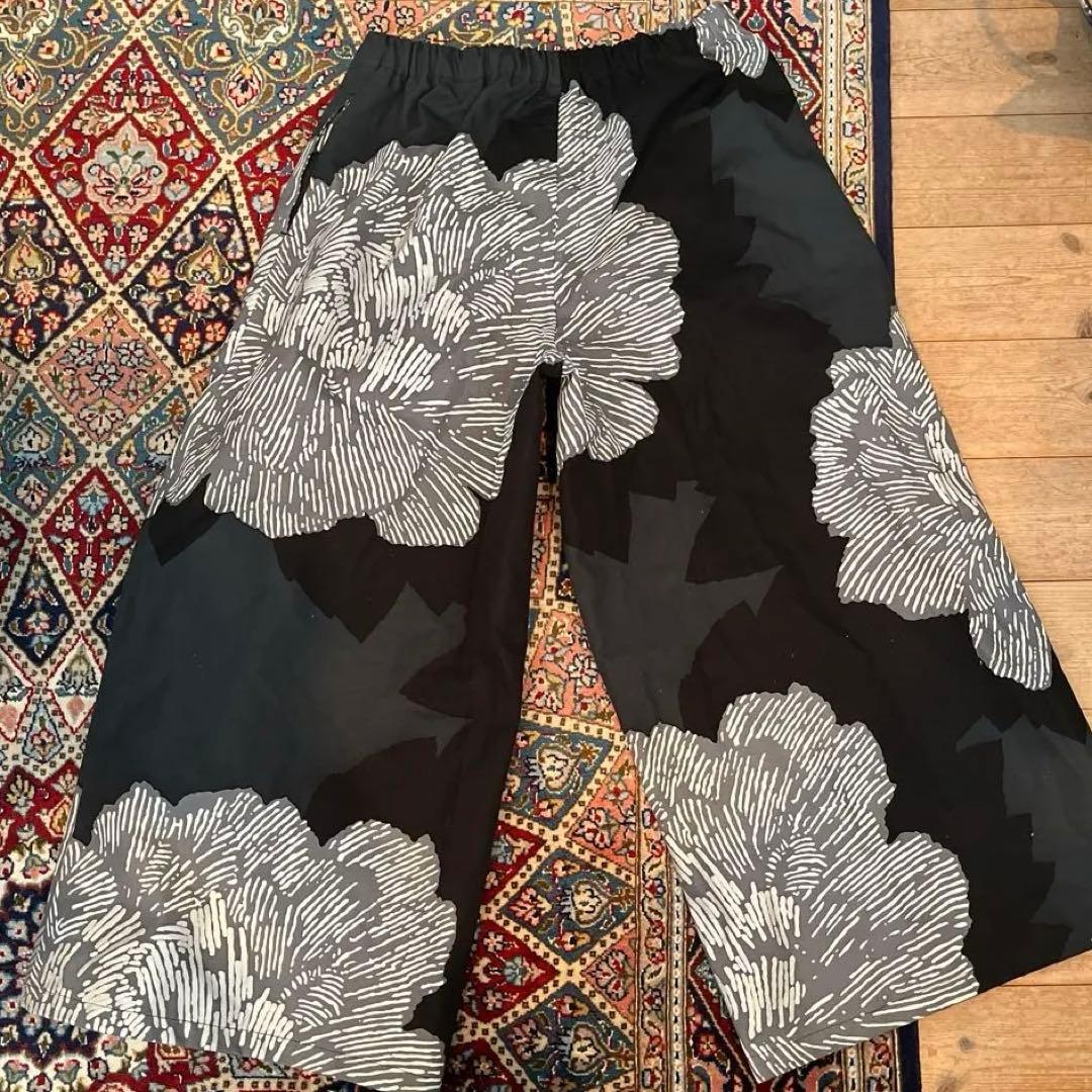 12号帆布 広形（ひろなり）もんぺ／芍薬（しゃくやく）