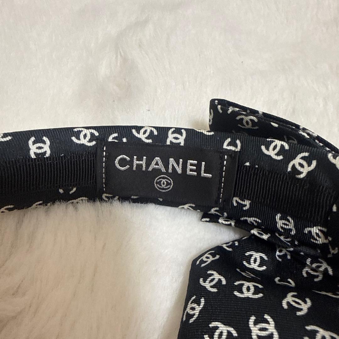 【美品】CHANEL シャネル リボンカチューシャ
