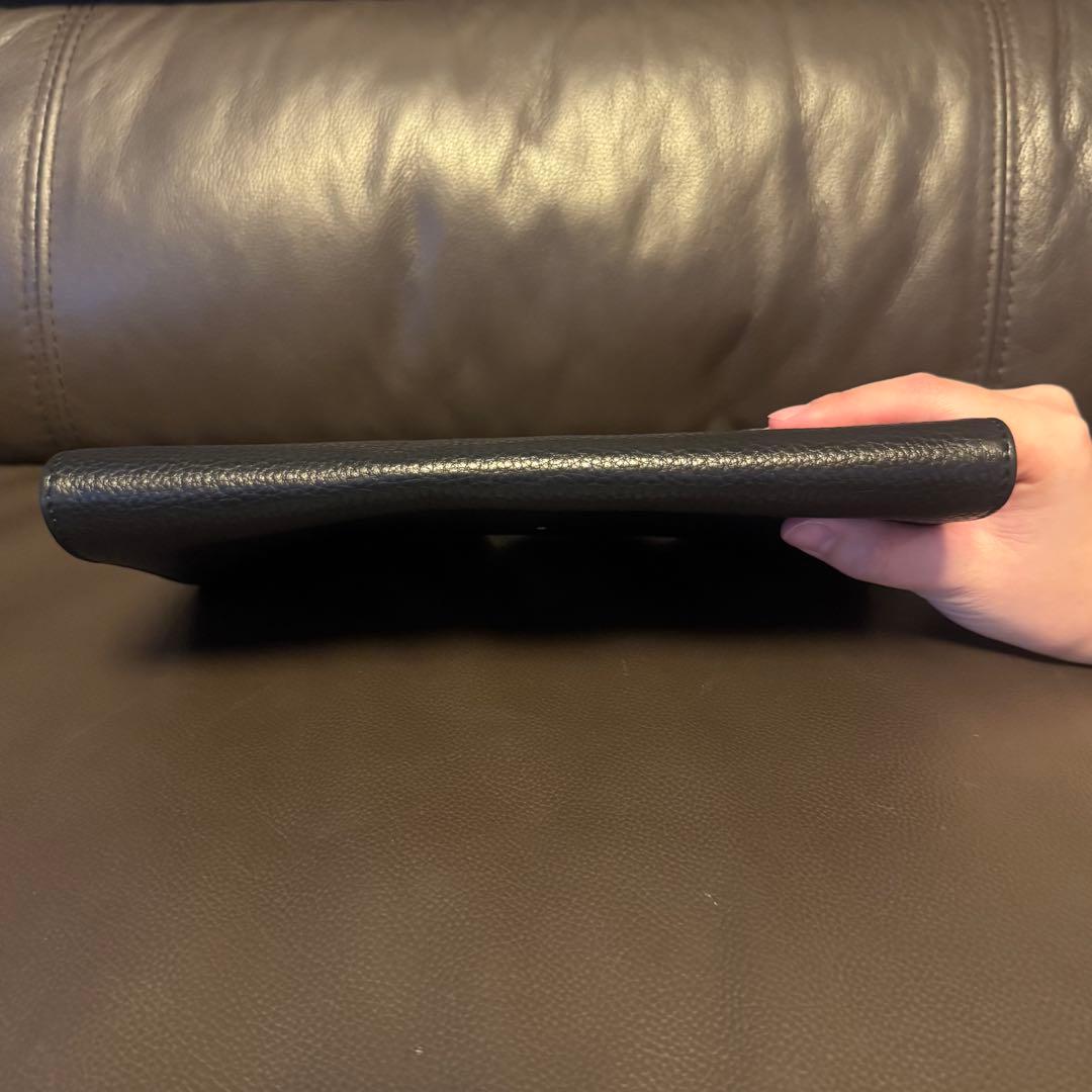 かっちゃん様　Tory Burch ショルダーバッグ　ブラック　レザー　シボ革