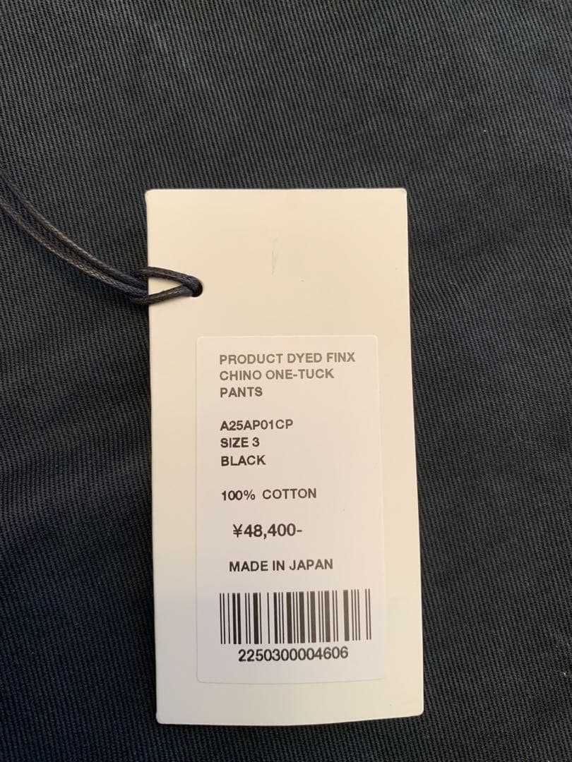 パンツ PRODUCT DYED FINX CHINO ONE TUCK PANTS 3