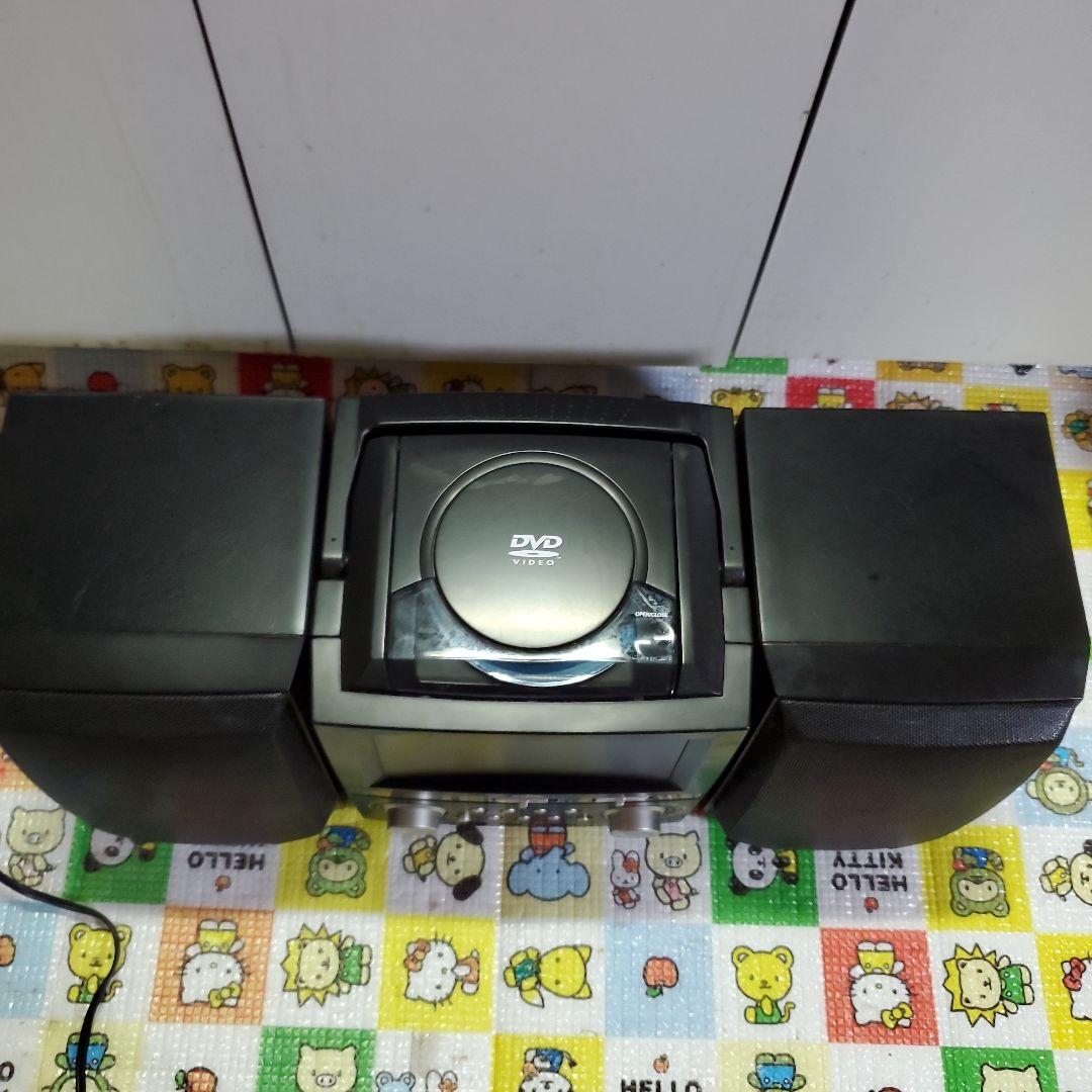 エグゼモード　7インチDVDコンポ　リモコンセット　動作品　USB使えます