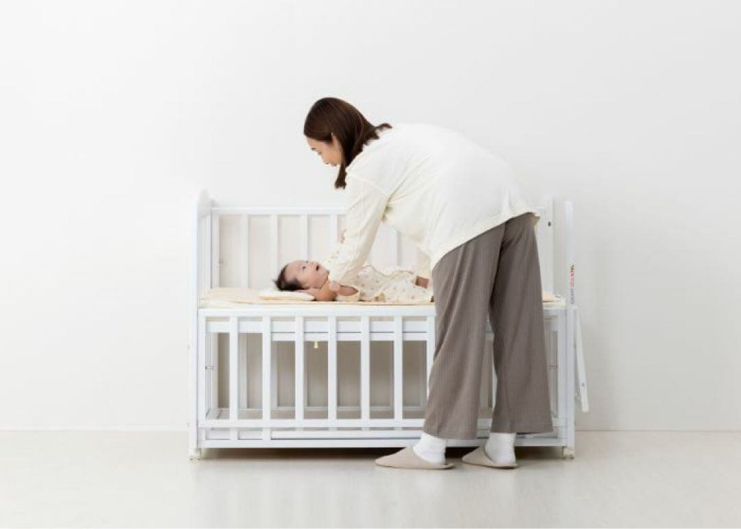 ヤマサキ　スリーオープンベッド b-sideDX ベビーベッド