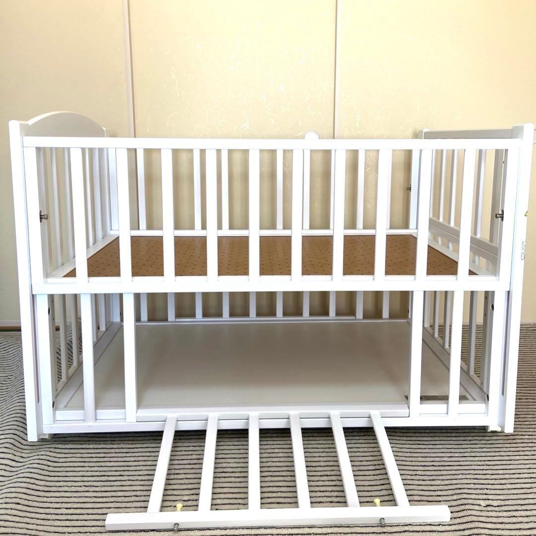 ヤマサキ　スリーオープンベッド b-sideDX ベビーベッド