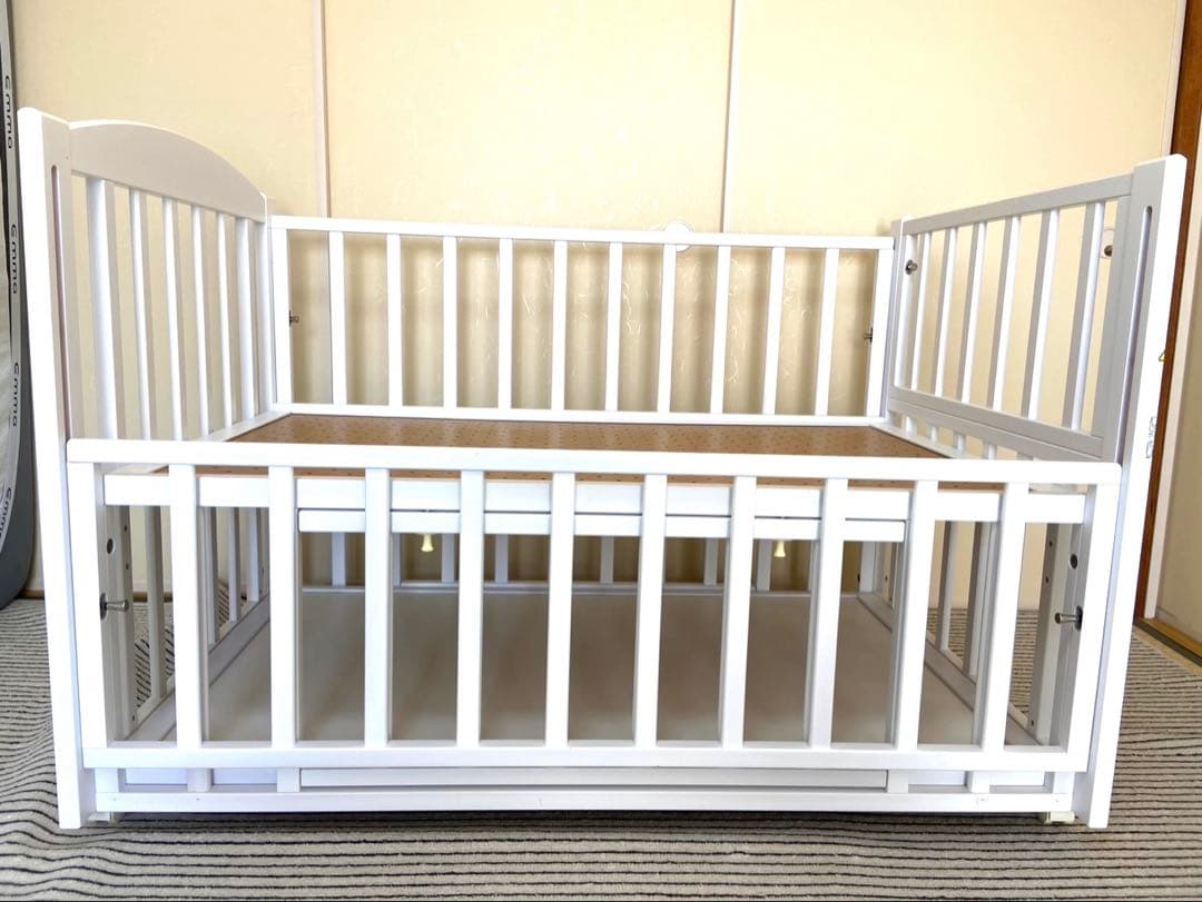 ヤマサキ　スリーオープンベッド b-sideDX ベビーベッド