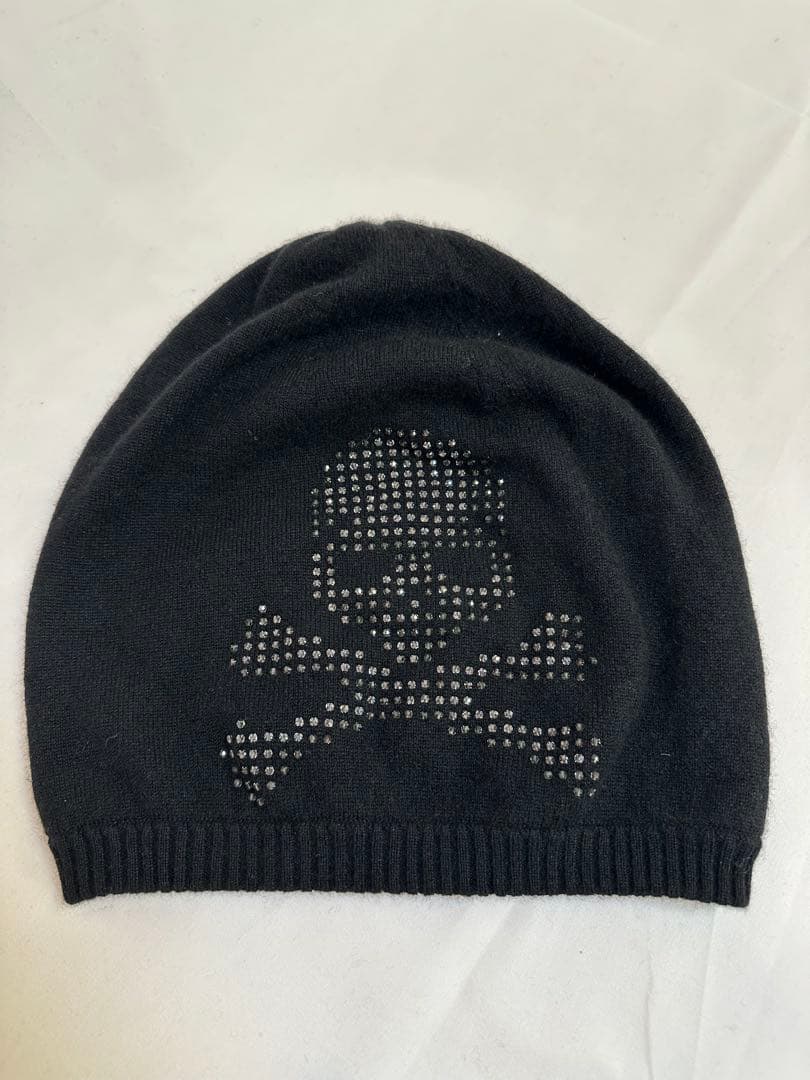 mastermind JAPAN ブラックニット帽 スカルデザイン