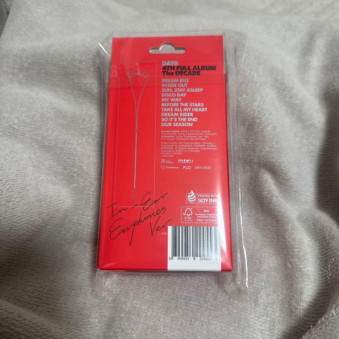DAY6 The DECADE SUNGJIN イヤモニ風イヤフォン