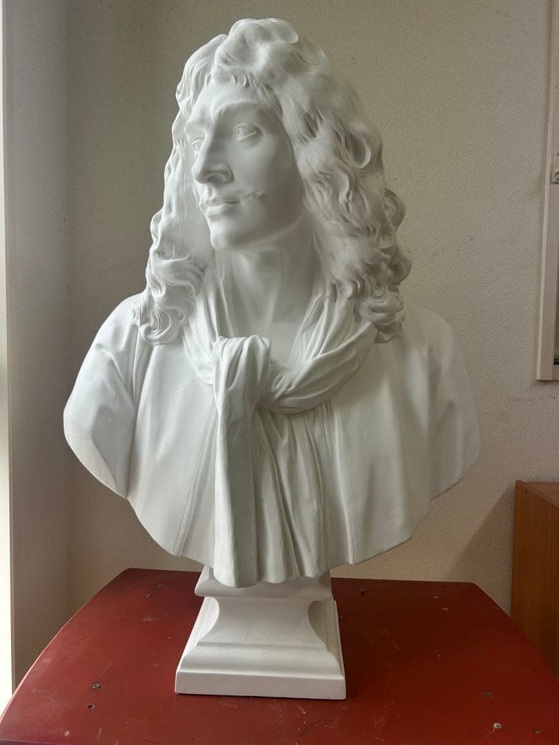 モリエール　石膏像