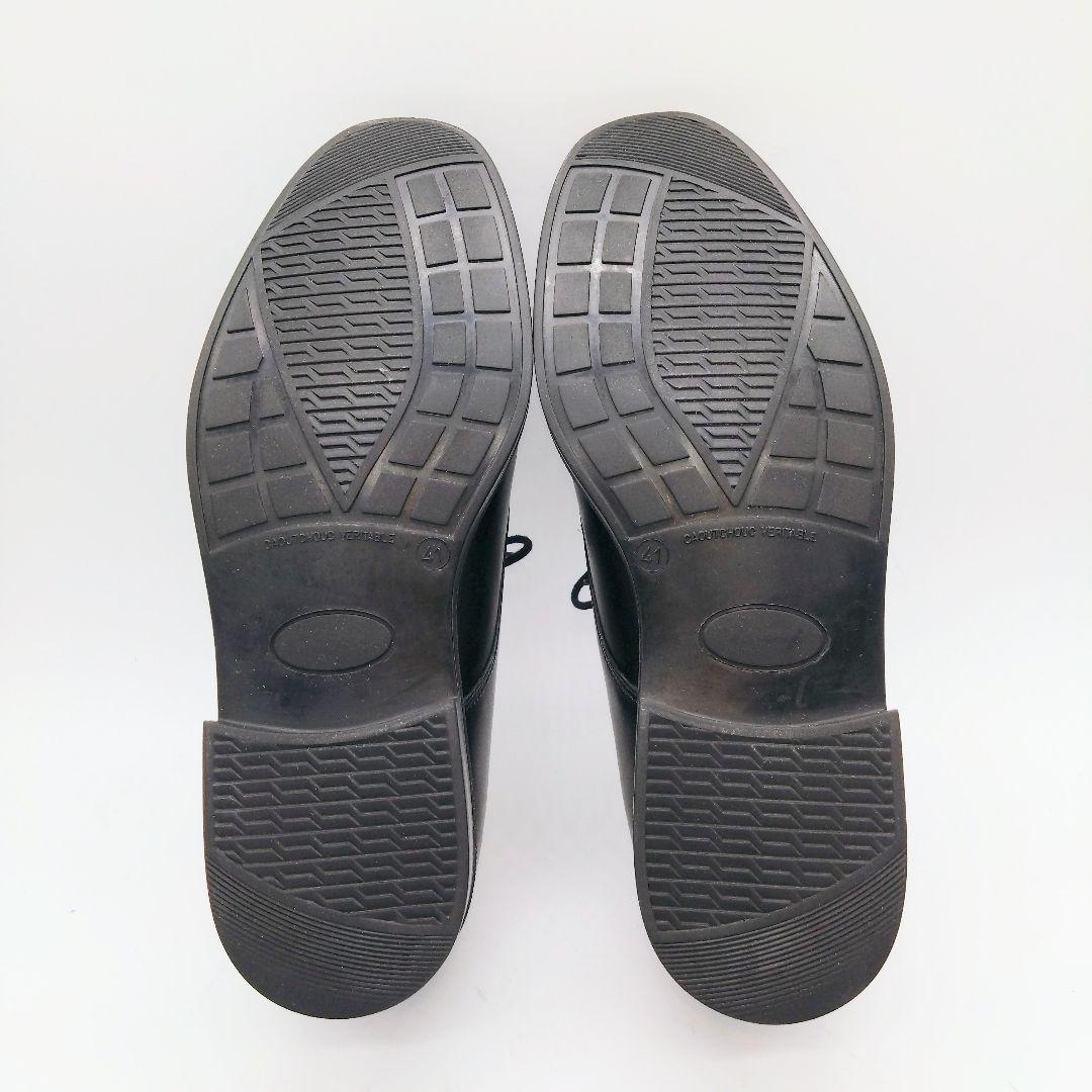 KLEMAN PASTAN ブラック プレーントゥ 41　020