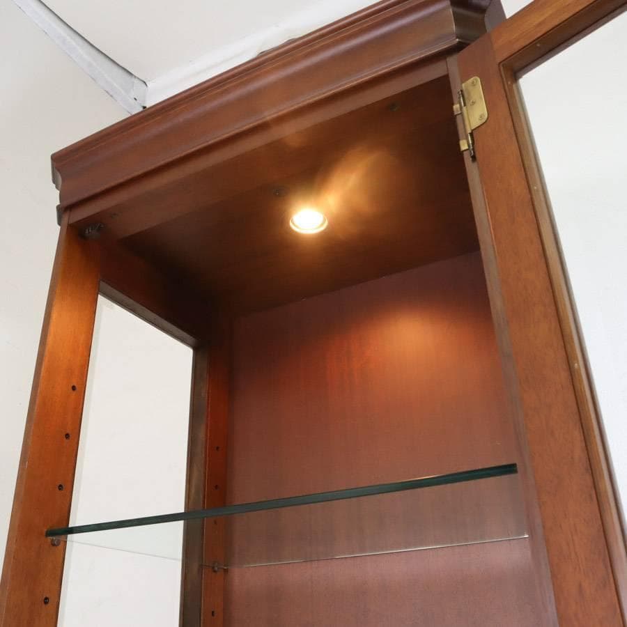 マルニ木工 地中海 キュリオケース64 ガラス製陳列棚 ガラスケース 168cm