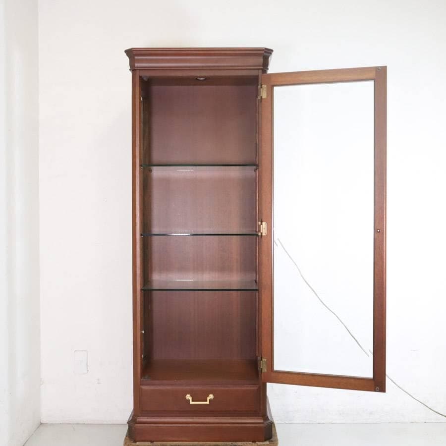 マルニ木工 地中海 キュリオケース64 ガラス製陳列棚 ガラスケース 168cm