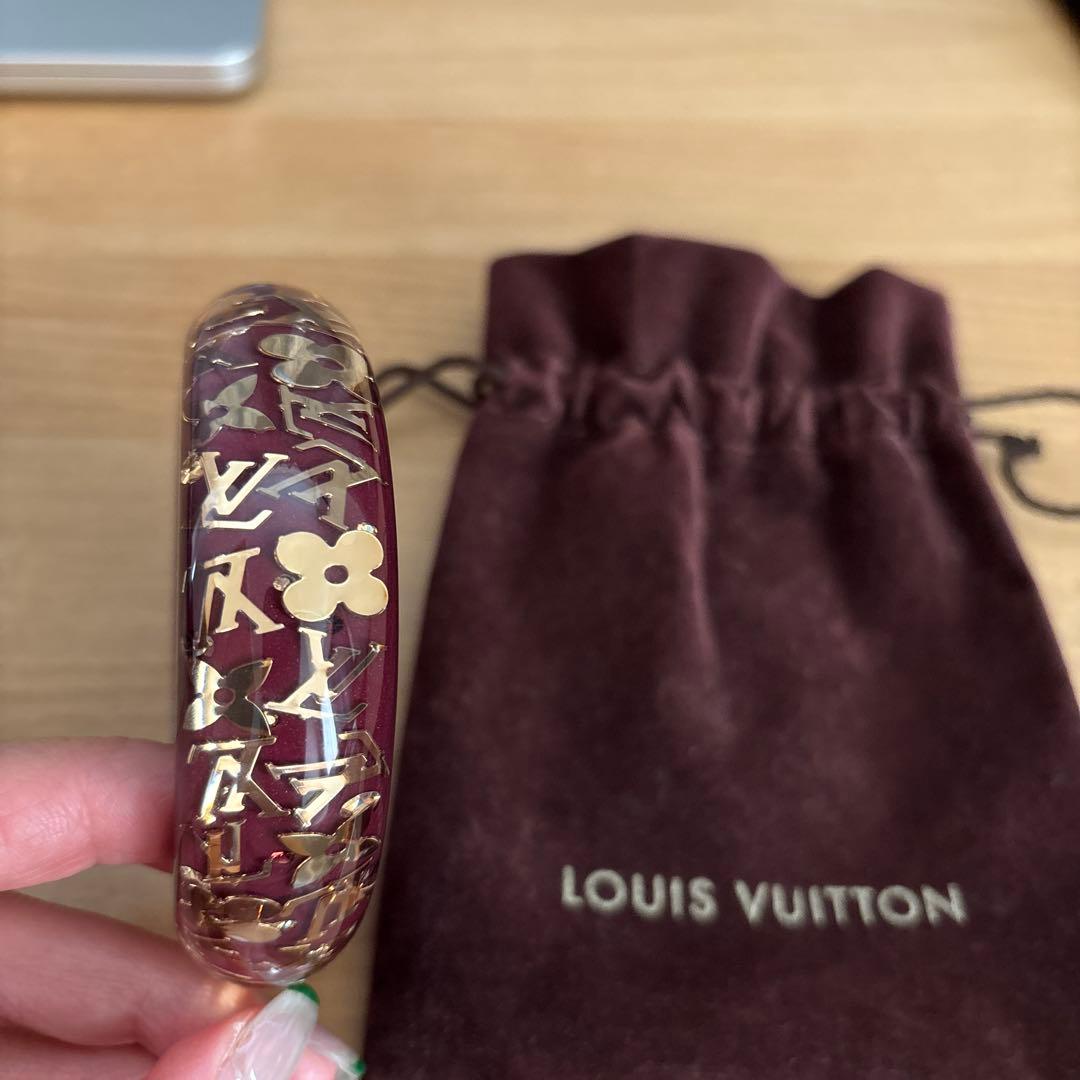 Louis Vuitton 赤茶色バングル