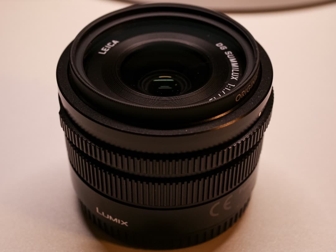 美品/Panasonic LEICA DG SUMMILUX 15mm F1.7