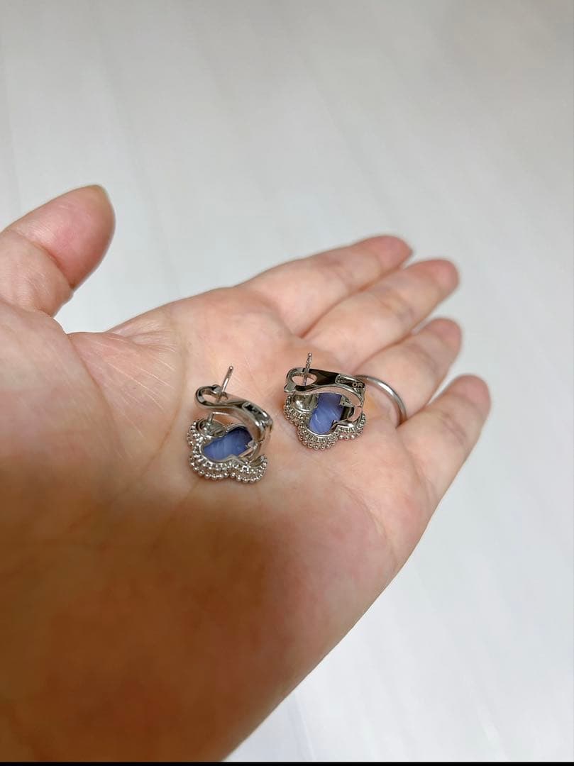 クローバー型ネックレス　ピアス　セット　未使用品♡