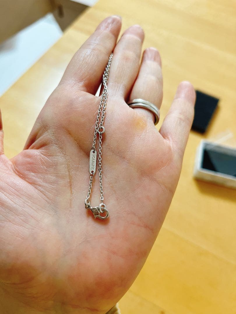 クローバー型ネックレス　ピアス　セット　未使用品♡