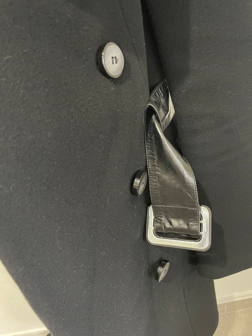 Mackageマッカージュブラック カシミア混ウールコート(xs)ベルト付