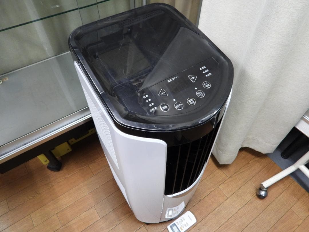 アイリスオーヤマ床置きク－ラーIPP-2221G冷房コンプレッサー内蔵 リモコン