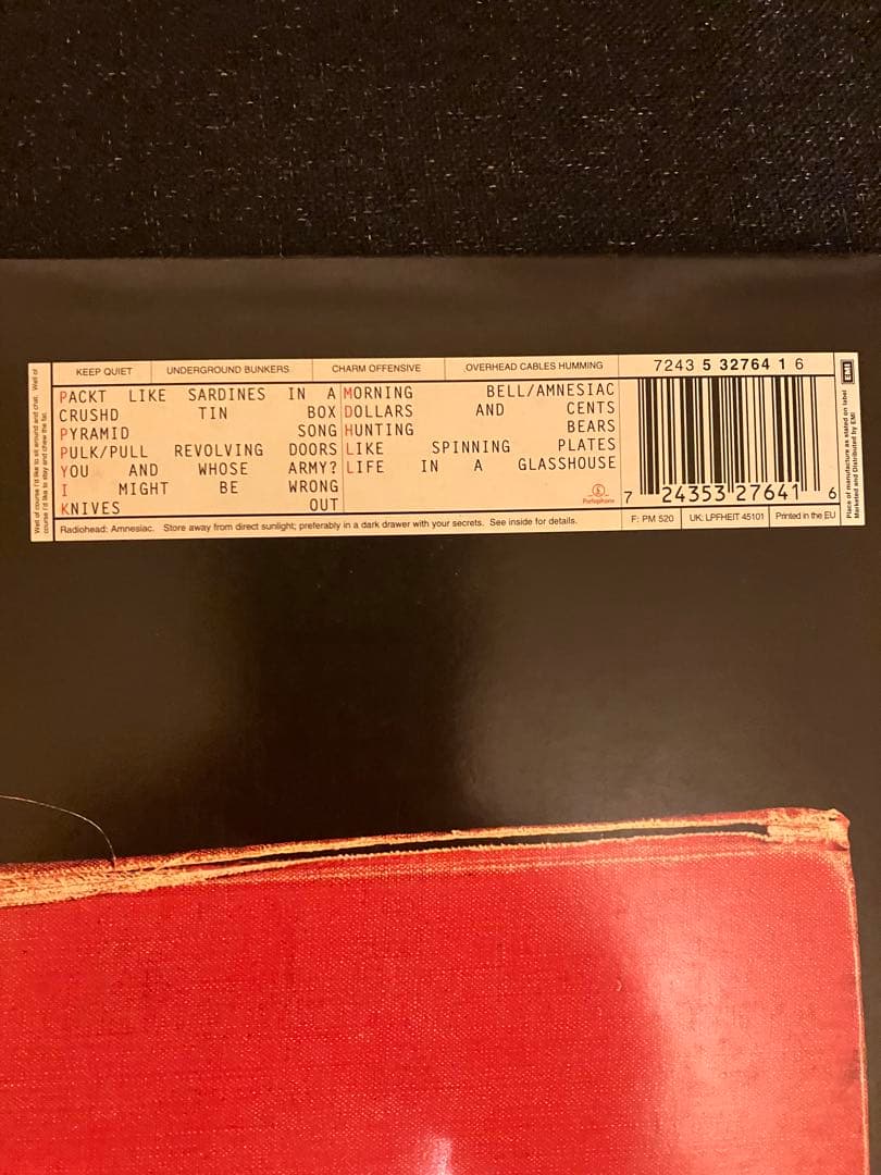 Radiohead Amnesiac レコード アナログ盤