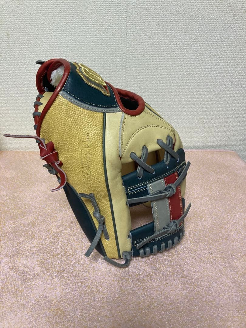 Wilson 軟式グローブ M型 レッド/イエロー/ブルー　87型　未使用