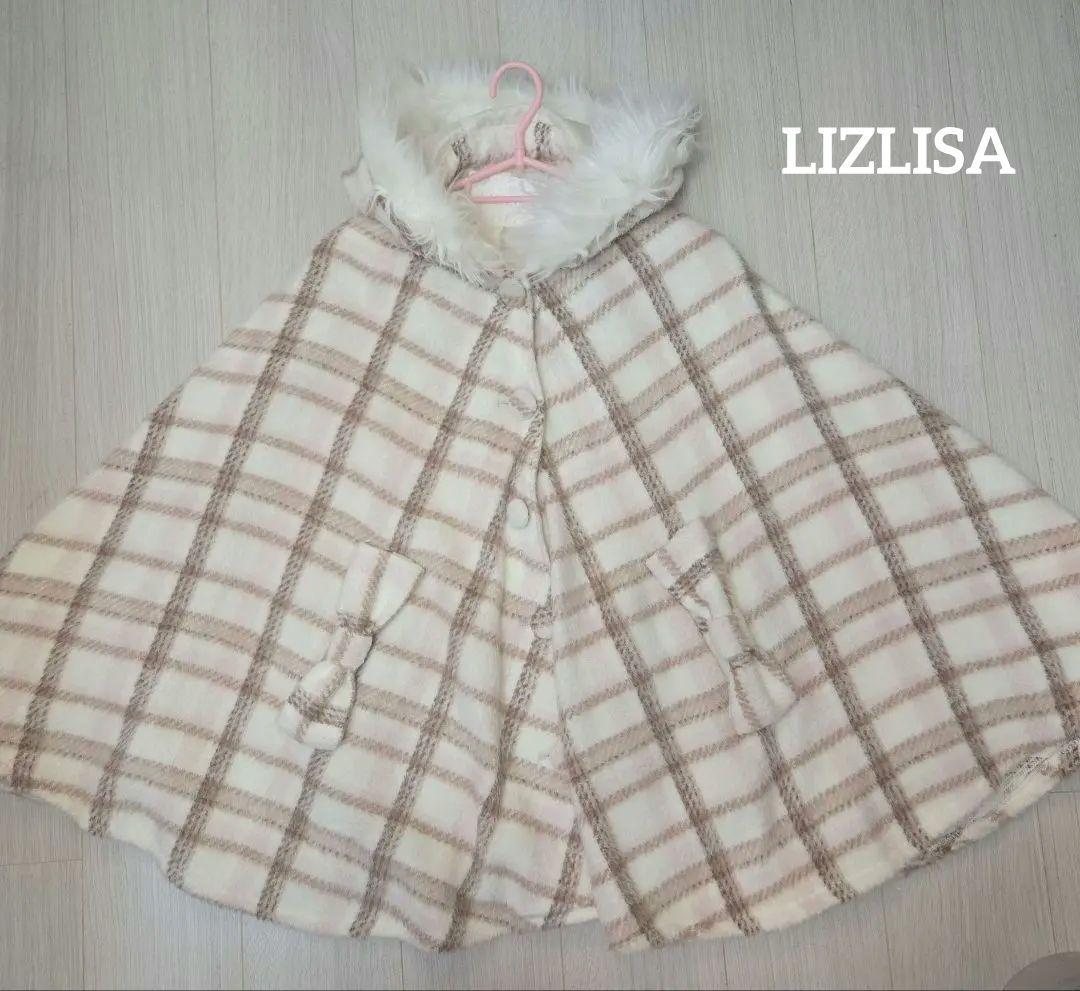 LIZ LISA チェック柄ポンチョ
