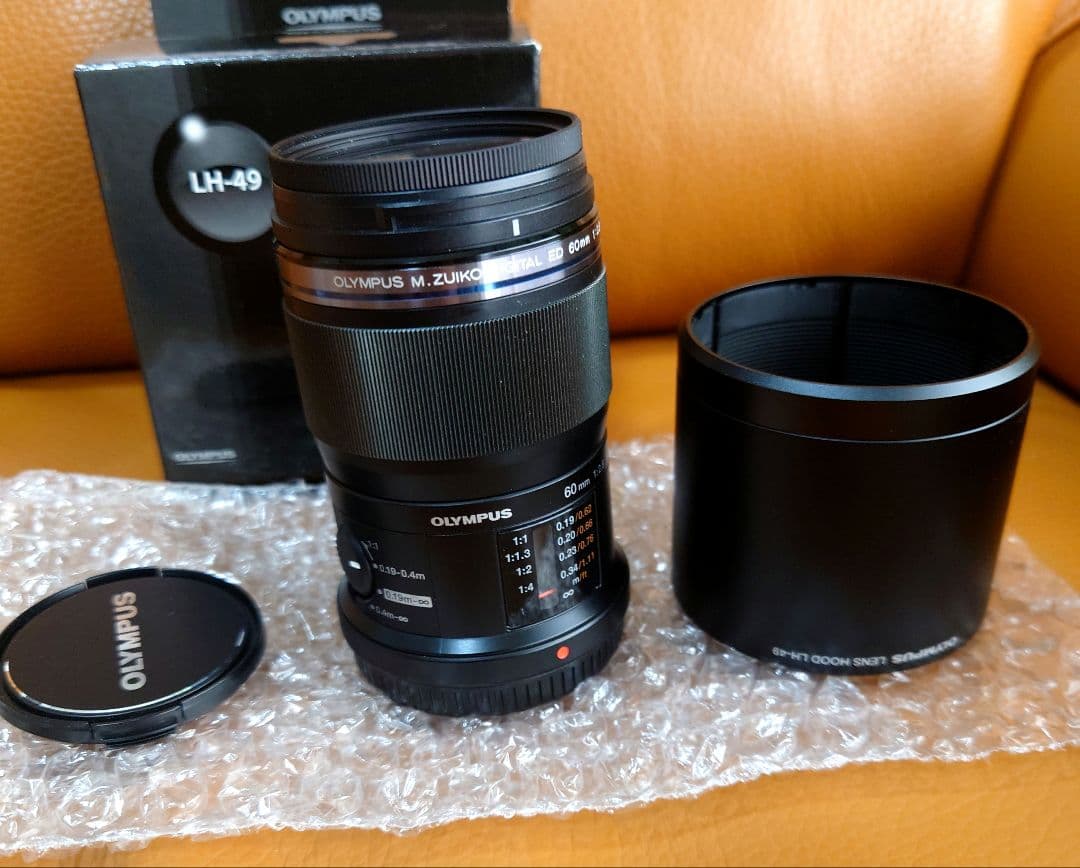 極美 M.ZUIKO ED 60mm F2.8 Macro＋フード＋純正フィルタ