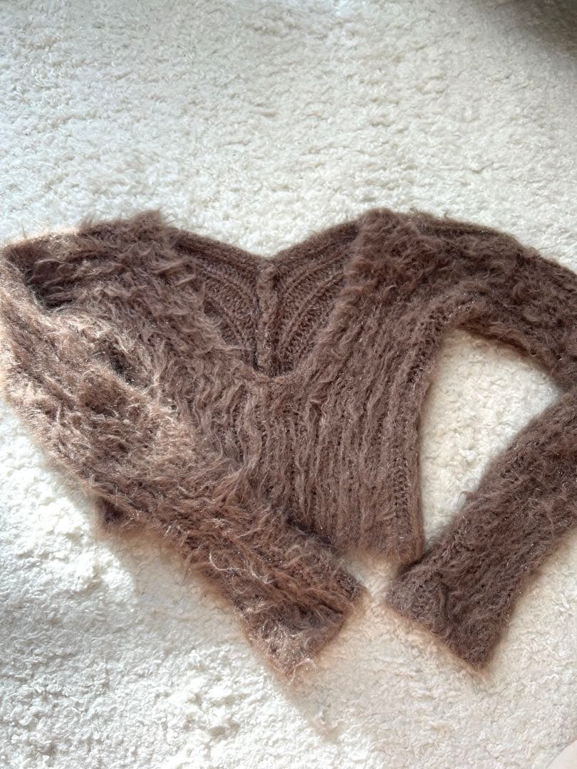 SNIDEL ブラウン キャミロングワンピース　ニットセット