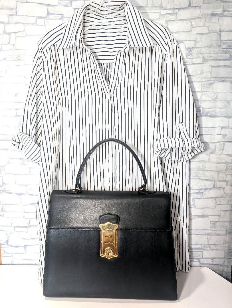 ✨美品✨希少✨　プラダ　PRADA　ハンドバッグ　フォーマル　ビジネスバッグ