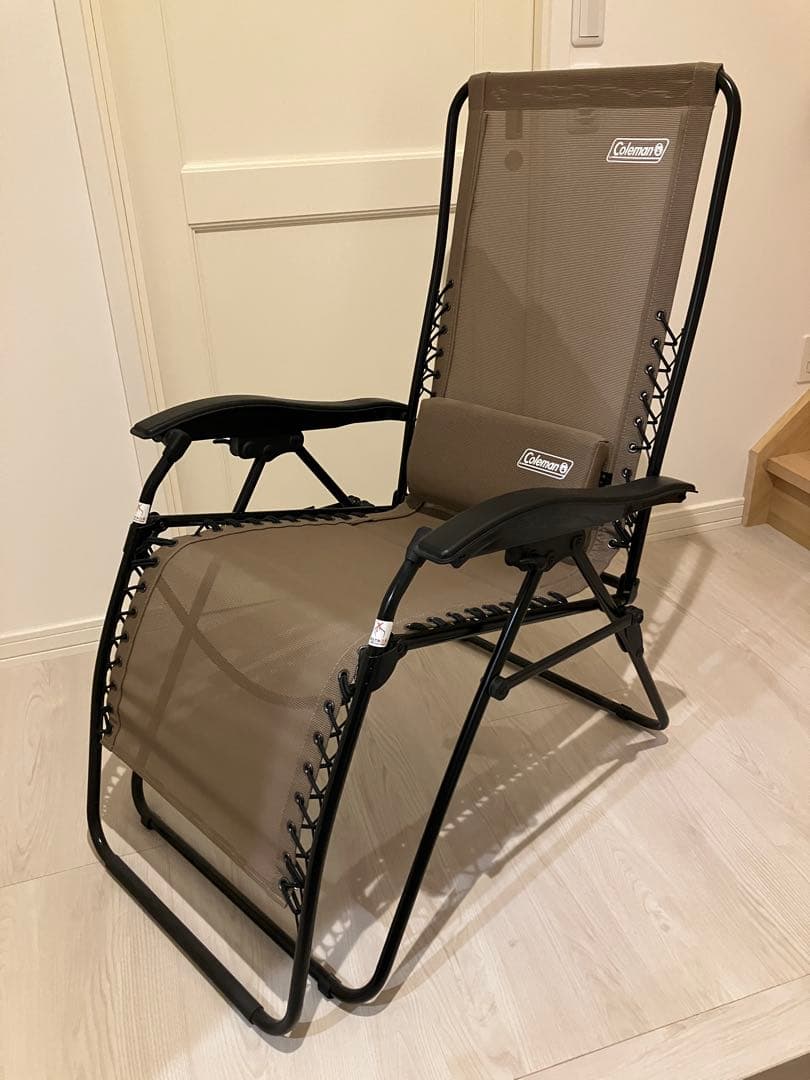 Coleman リクライニングチェア ブラウン