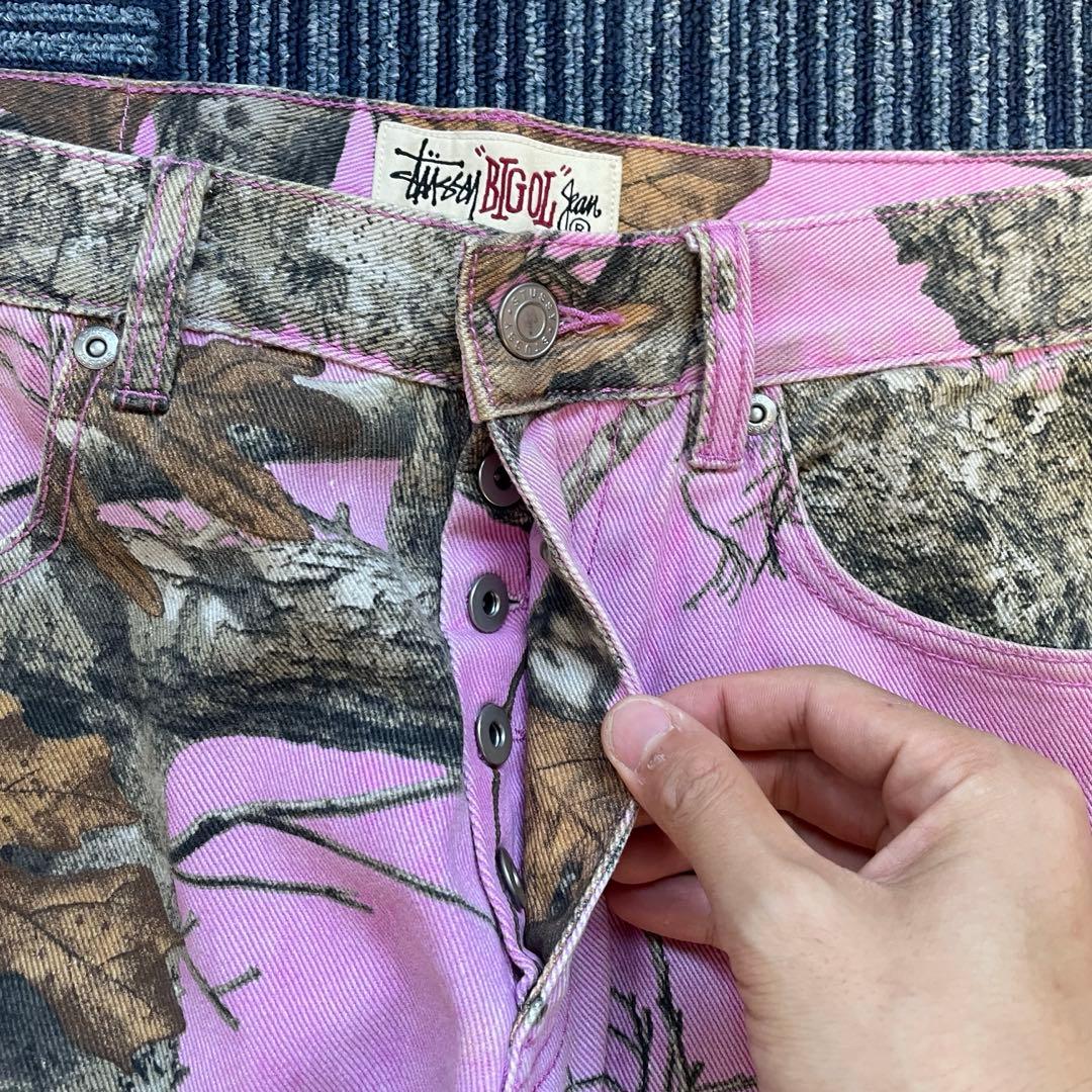 パンツ STUSSY Pink Real-tree Camo Pants BIG OL