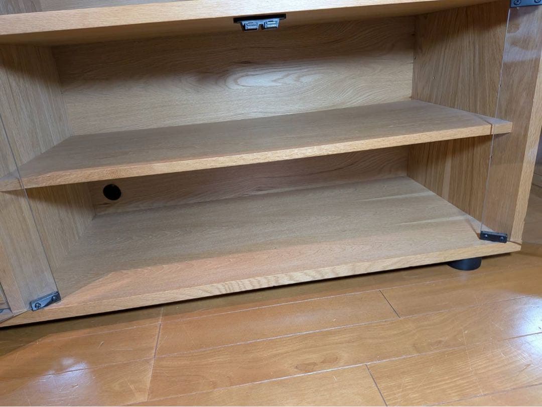 ■送料込■無印良品 スタッキングキャビネット Dセット オーク 棚 TV台 収納