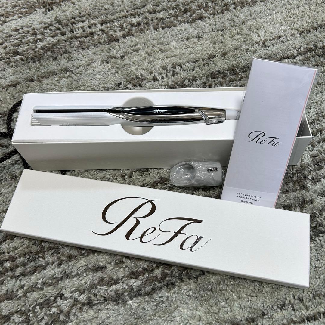 リファビューテック　ストレートアイロン　ホワイト
