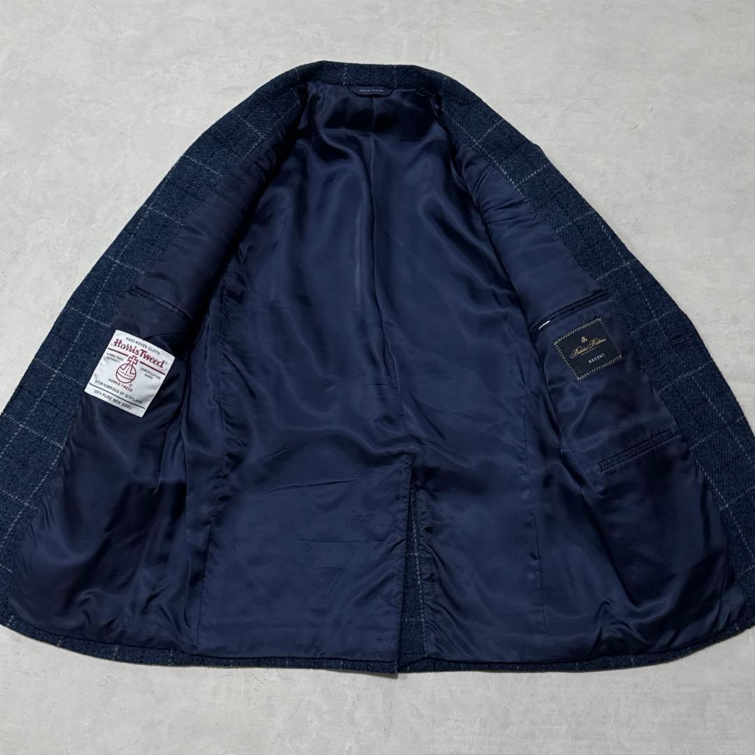 未使用20AW ブルックスブラザーズ ハリスツイード 段返り3つ釦 サックJKT