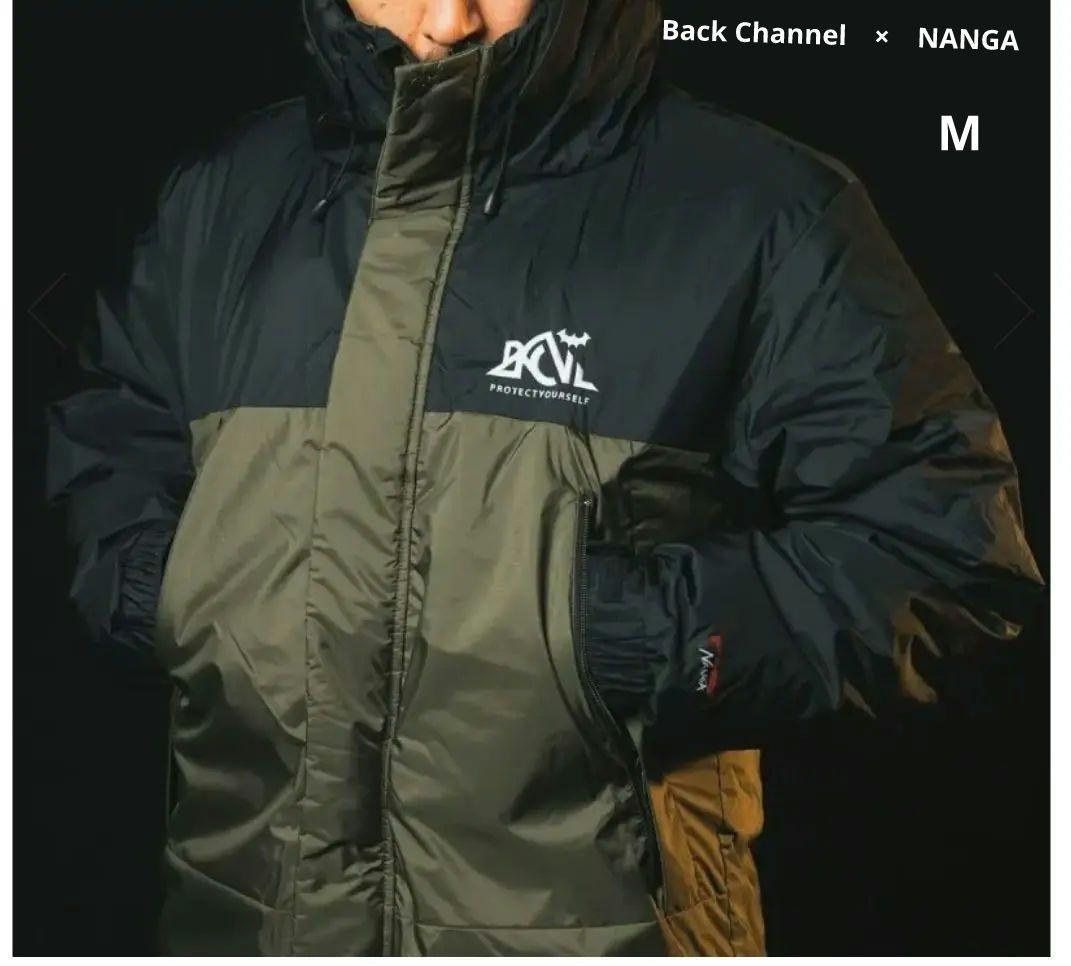 Back Channel　×　NANGA　ダウンジャケット オリーブカーキ　M